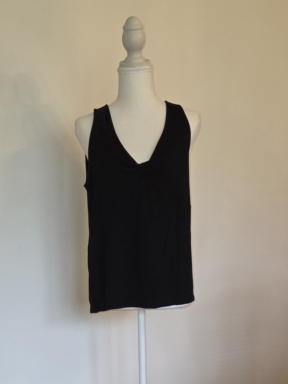 Ralph Lauren Black V-Neck Sleeveless Tank